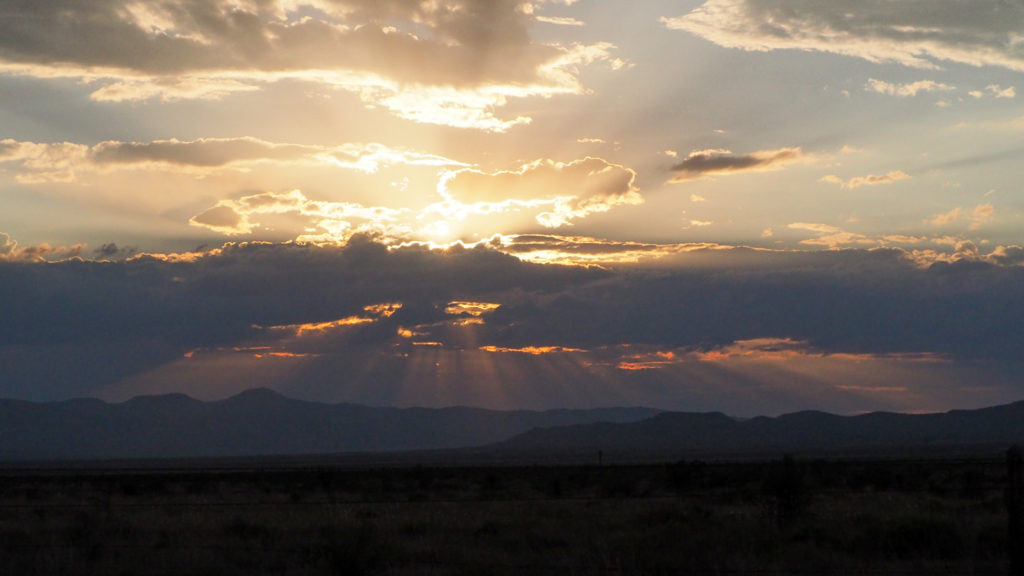 the night train passes through Marfa