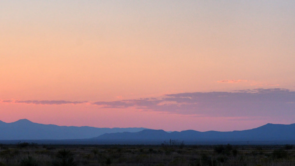 Each evening I walk for an hour, paying