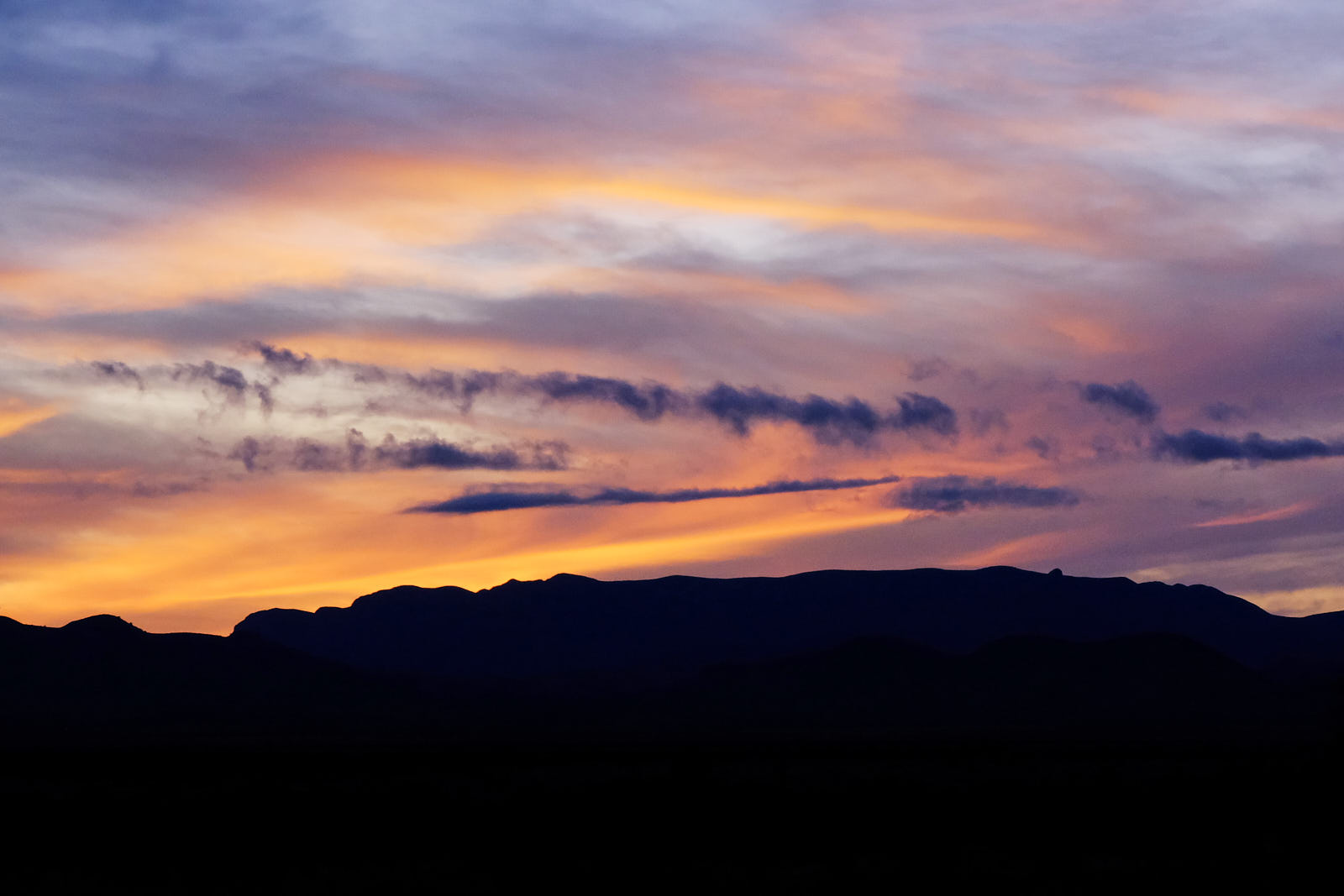 The sky, too, like a delicate dress