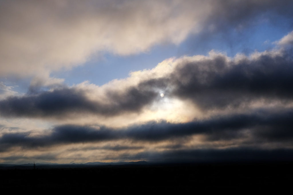 blown by the ample wind