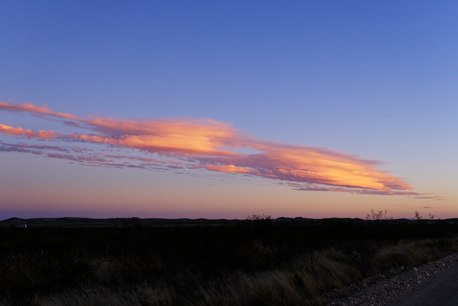 They’re perfectly visible this evening,